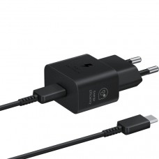 Сетевое зарядное устройство Samsung 25W USB-C EP-T2510 + Cable Black