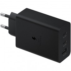 Сетевое зарядное устройство Samsung 65W 2USB-C/USB-A EP-T6530 Black