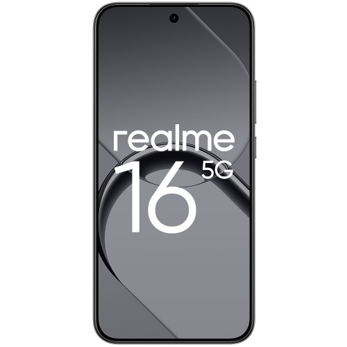Смартфон Realme 16 5G 8/256 ГБ Ростест/ЕАС, NFC, Dual nano SIM, темно-серый/черный