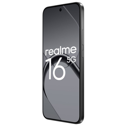 Смартфон Realme 16 5G 8/256 ГБ Ростест/ЕАС, NFC, Dual nano SIM, темно-серый/черный