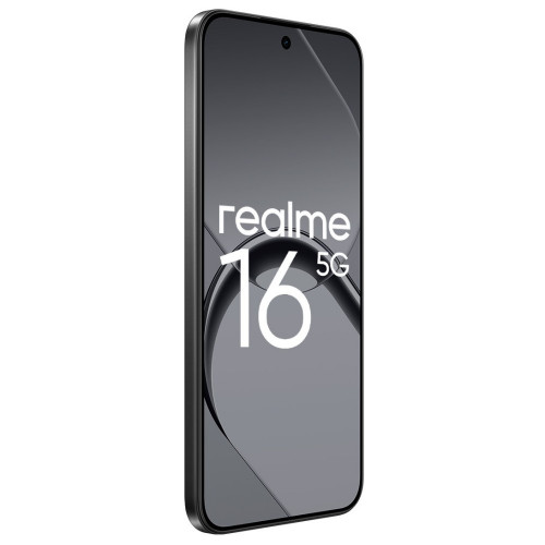 Смартфон Realme 16 5G 8/256 ГБ Ростест/ЕАС, NFC, Dual nano SIM, темно-серый/черный